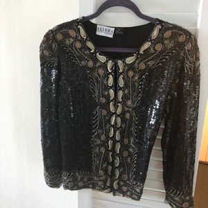 Fun sequin jacket, pair it up with a pair of jeans